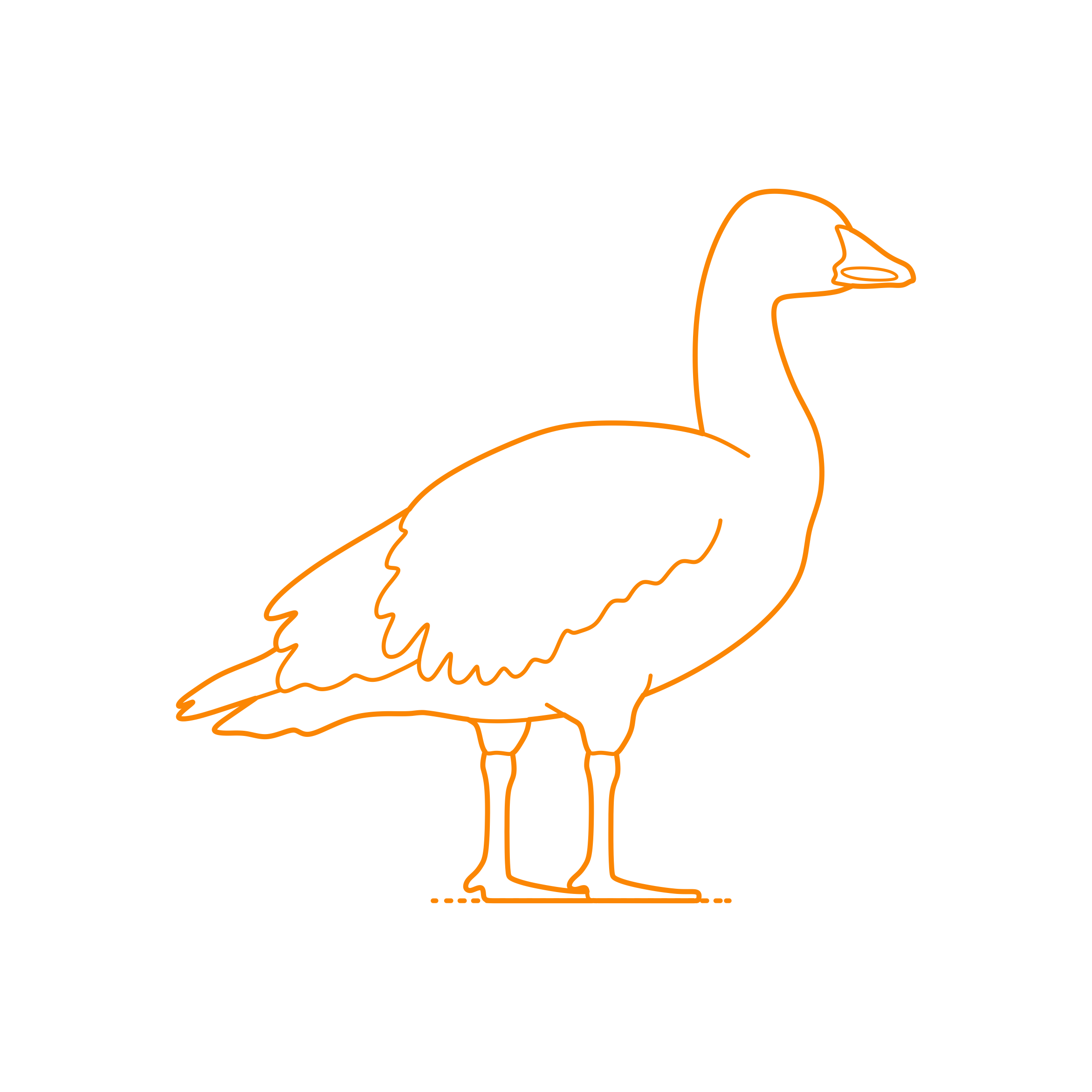 Animals Waterfowl Snow Goose Vinyl Svg File Free Vectors